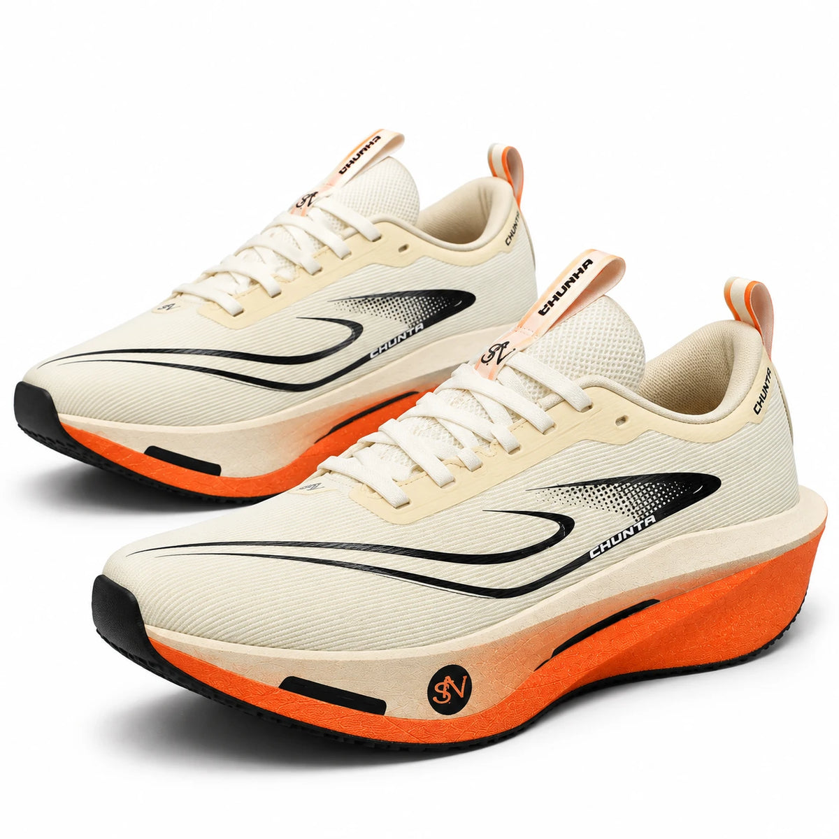 Creme/Laranja