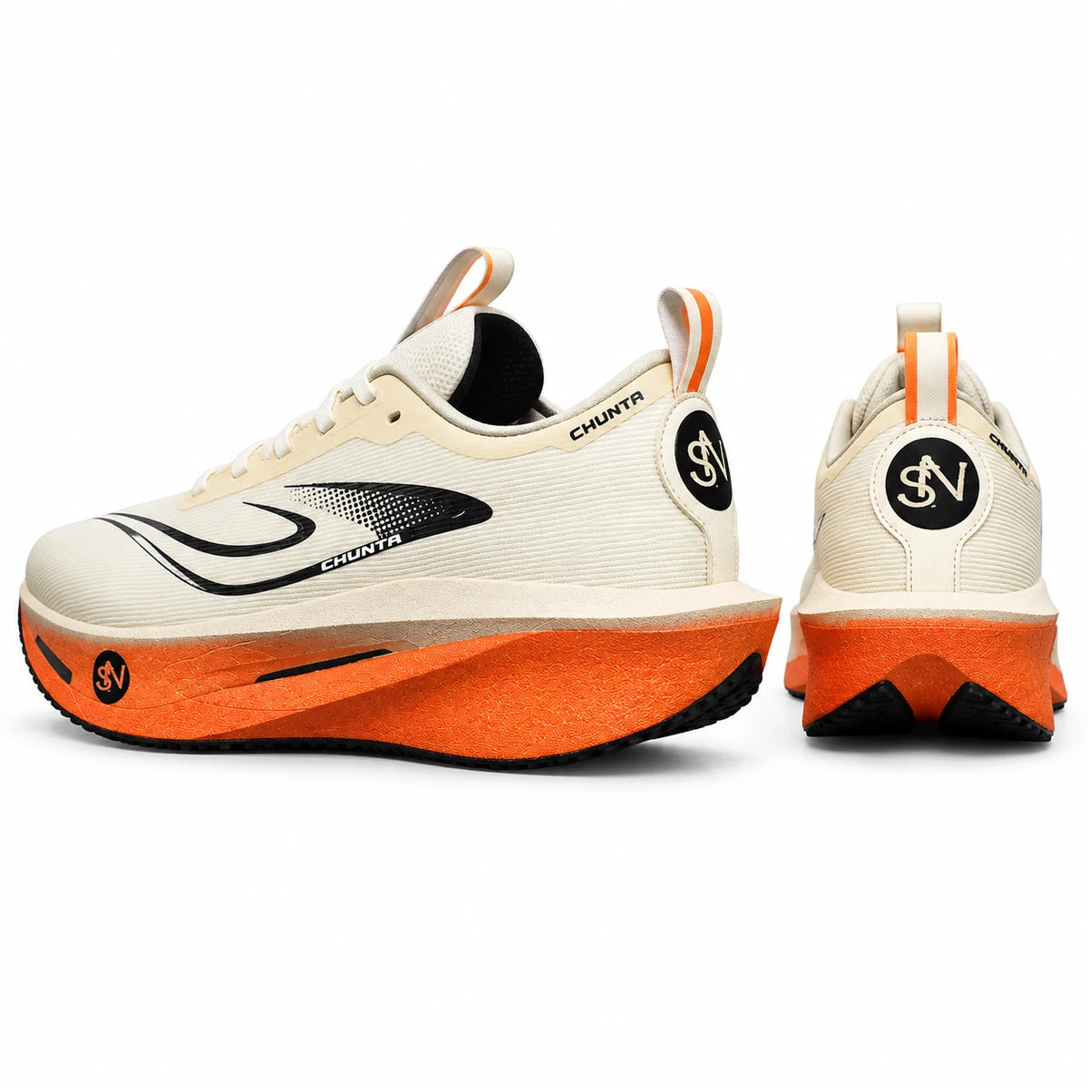 Creme/Laranja