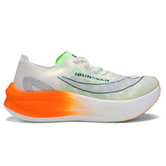 Tênis Irunsvan Heat Nylon Branco e Laranja