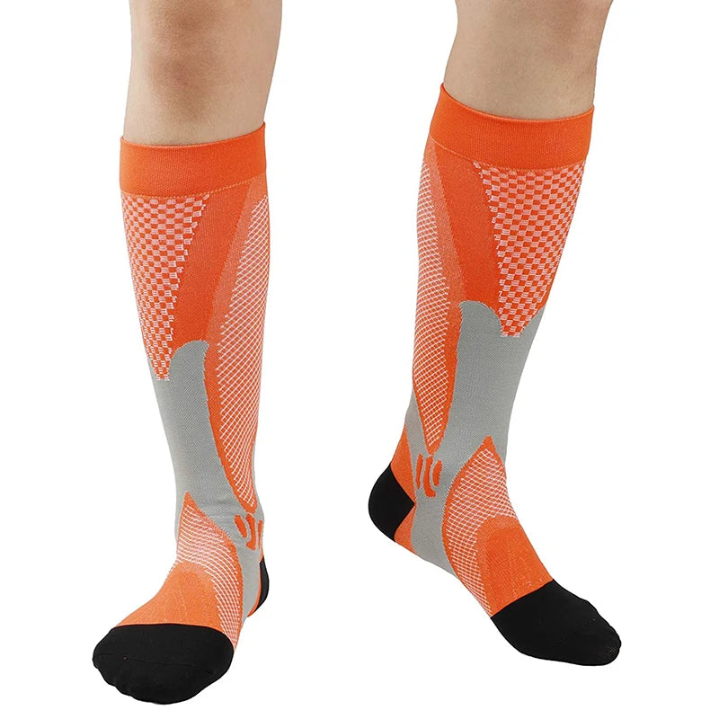 Meia de Compressão Pace Pro — Laranja