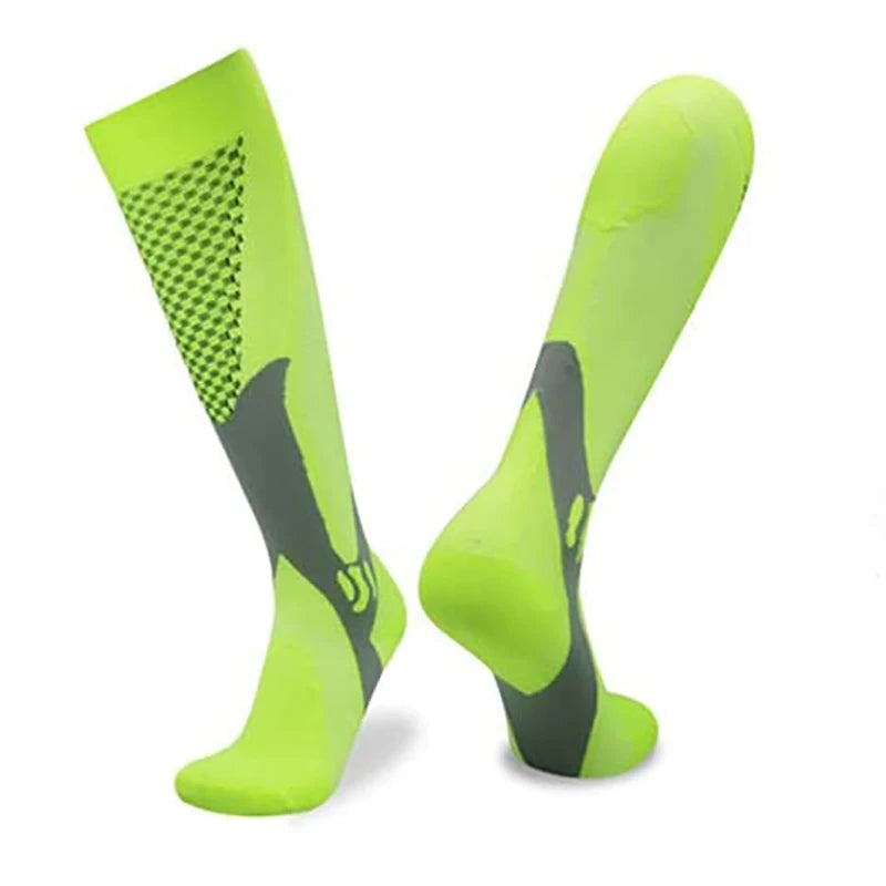 Meia de Compressão Pace Pro — Verde Neon