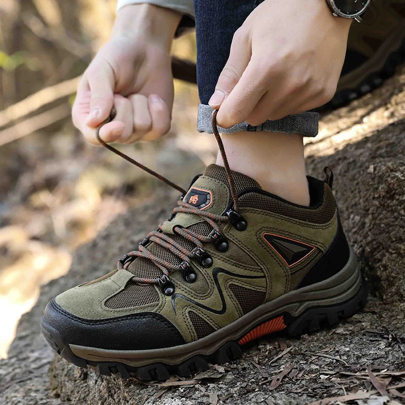 Tênis Trail Pro All Terrain - detalhe do cabedal