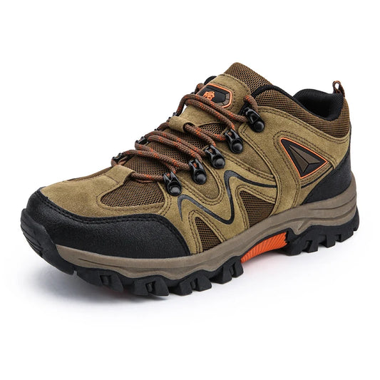 Tênis Trail Pro All Terrain bege - vista lateral