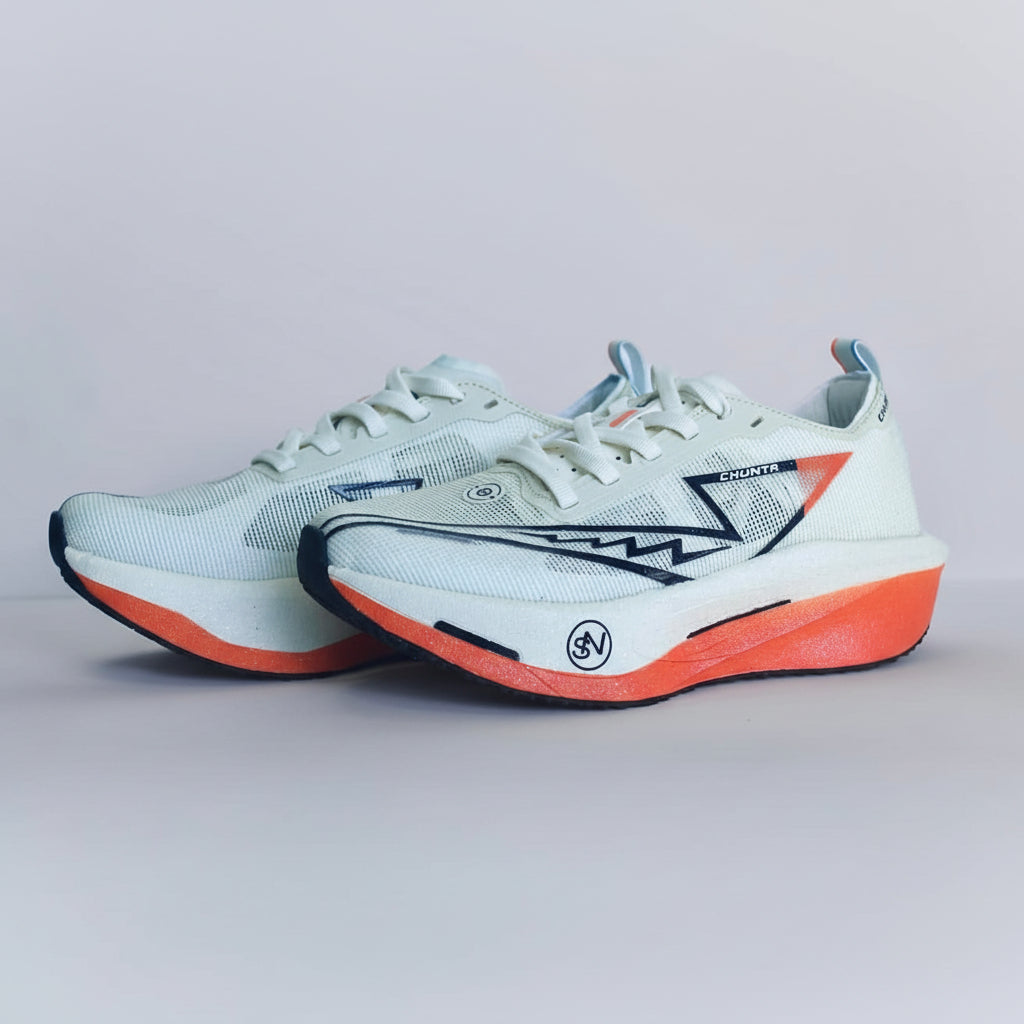 Tênis Carbon Marathon Chunta Laranja