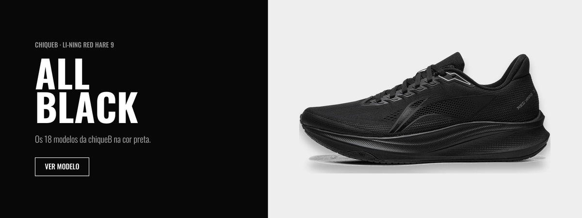 ALL BLACK Li-Ning Red Hare 9 preto