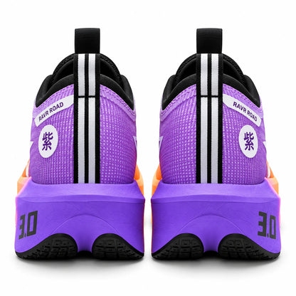 ROXO E LARANJA