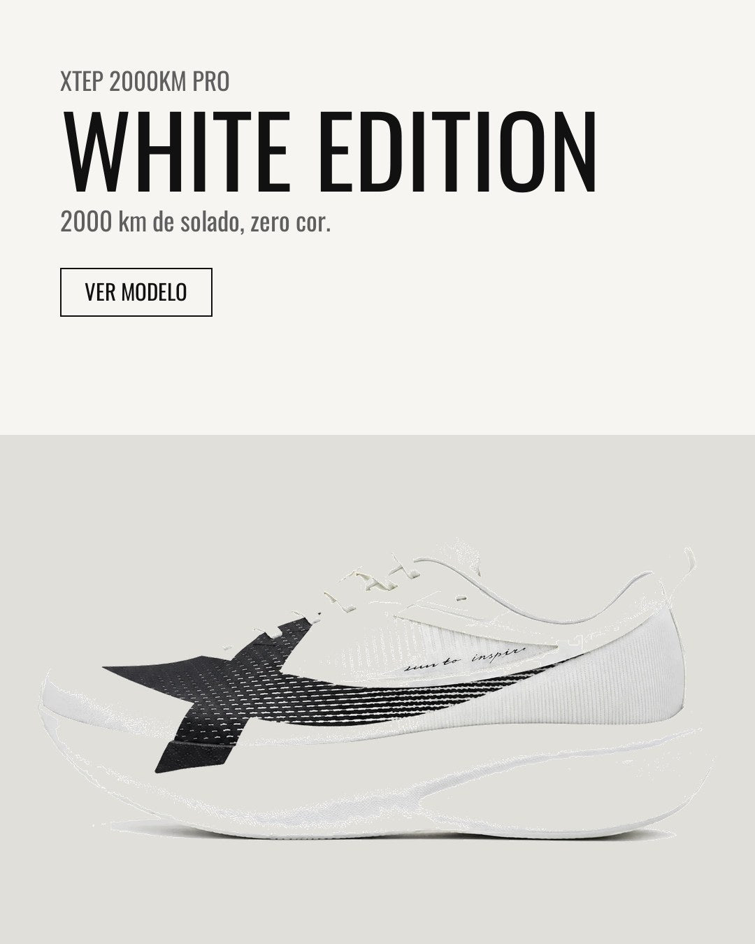 WHITE EDITION XTEP 2000KM PRO
